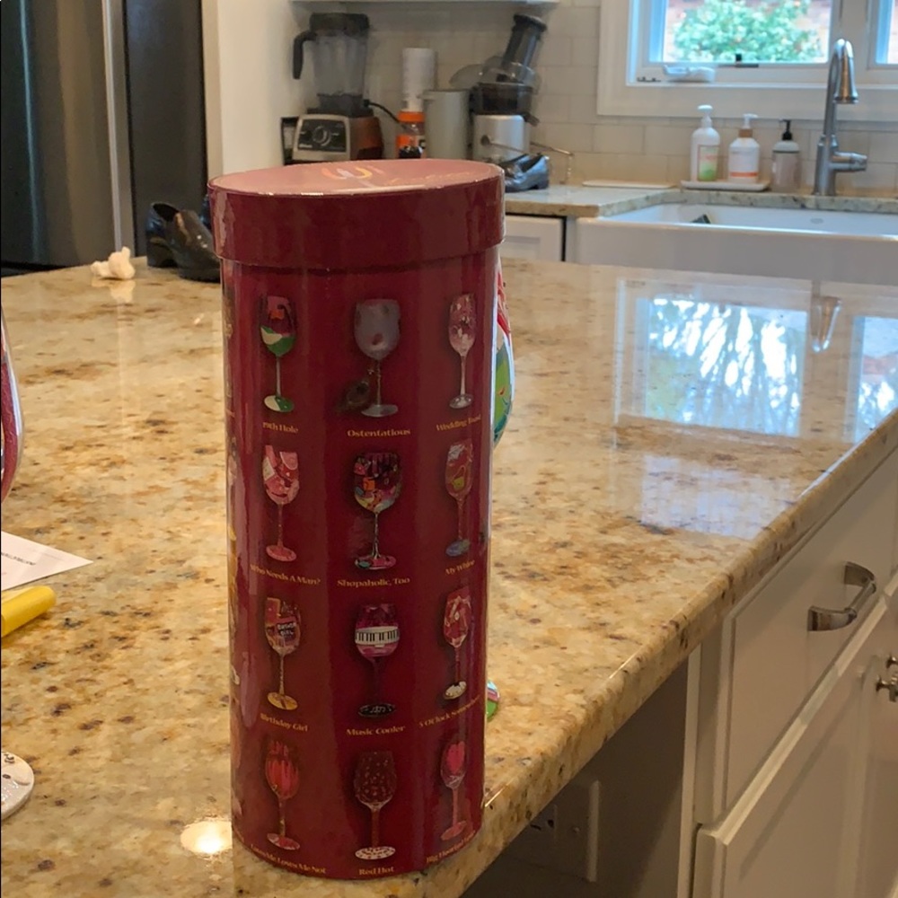 Happy Birthday Wine glass